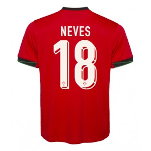 Fotbalové Dres Portugalsko Ruben Neves #18 Domácí Oblečení ME 2024 Krátký Rukáv